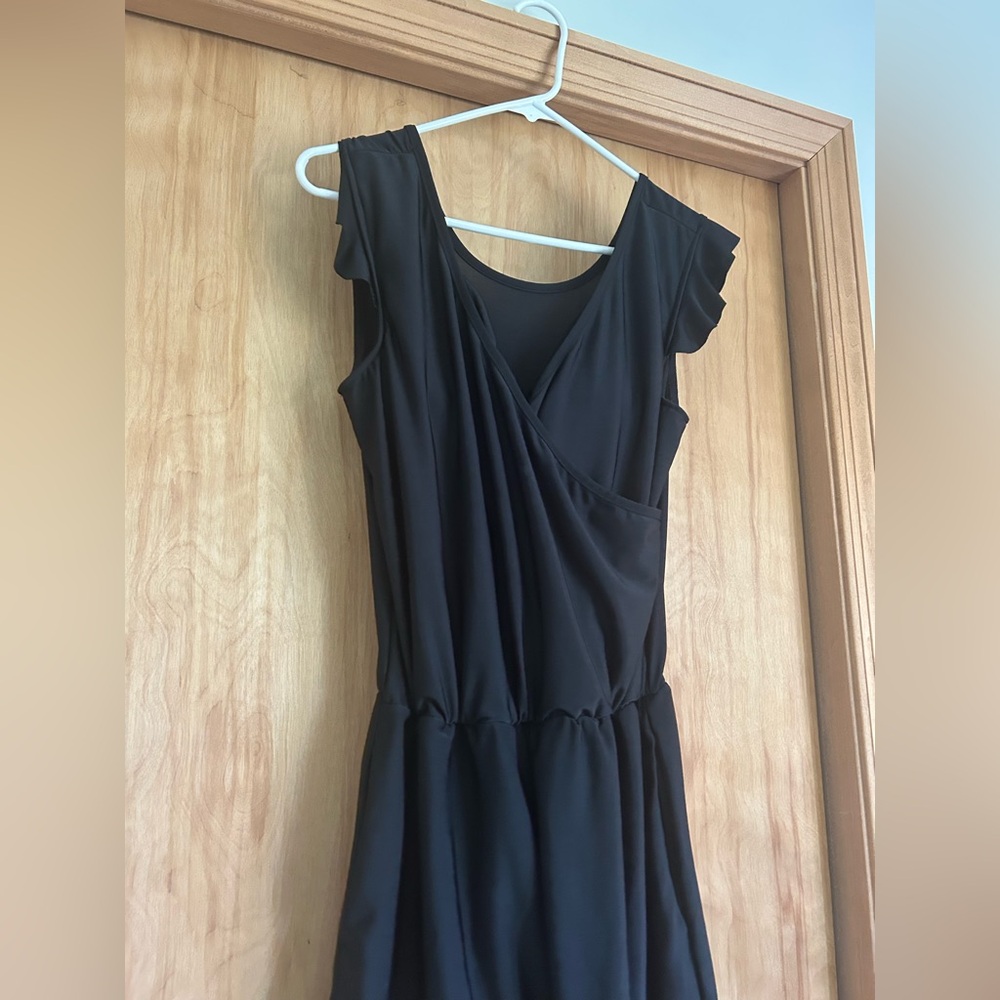NWOT Swim Romper Black Medium